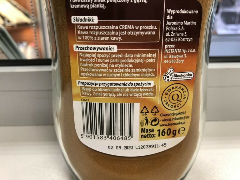 KAWA ROZPUSZCZALNA CAFE DOR CREMA 160G