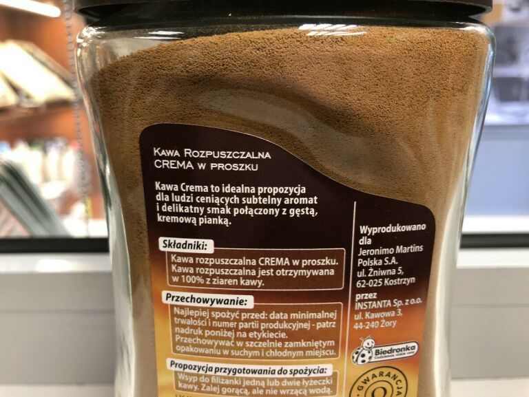 KAWA ROZPUSZCZALNA CAFE DOR CREMA 160G