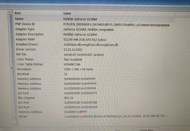 LAPTOP LENOVO IDEAPAD Y550 ANGIELSKIE MENU