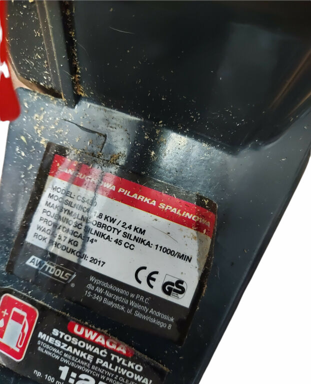 PIŁA SPALINNOWA AWTOOLS AW 80000 CS 450
