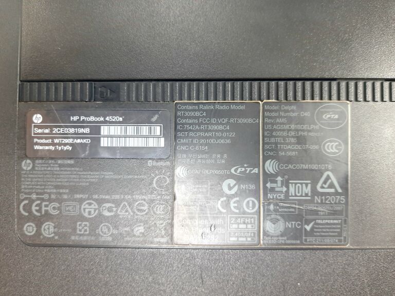 HP PROBOOK 4520S I3 M370 3/300GB WIN10 #OPIS
