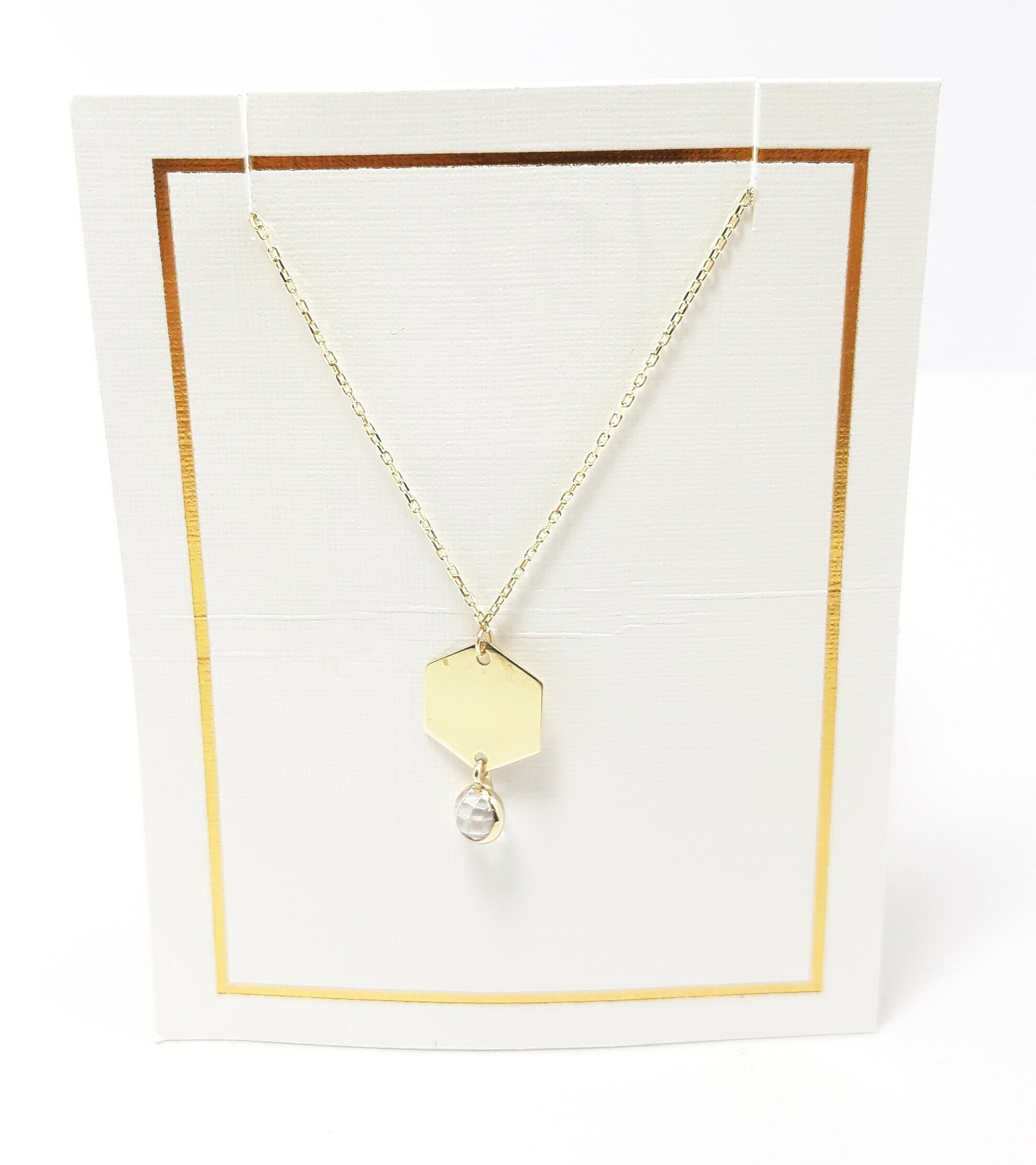 zlota-celebrytka-szesciokat-cyrkonia-157g-p585-stan-nowy