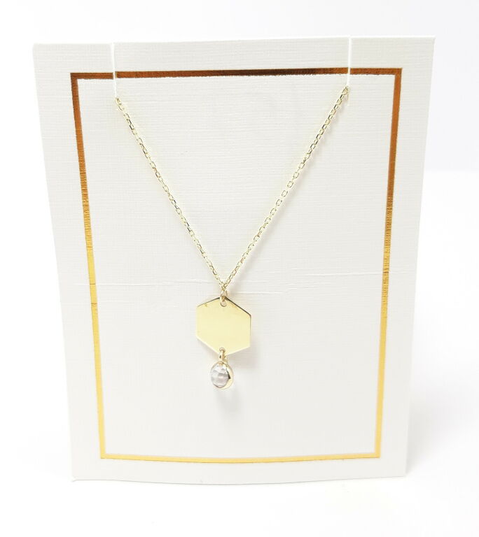 zlota-celebrytka-szesciokat-cyrkonia-157g-p585-stan-nowy