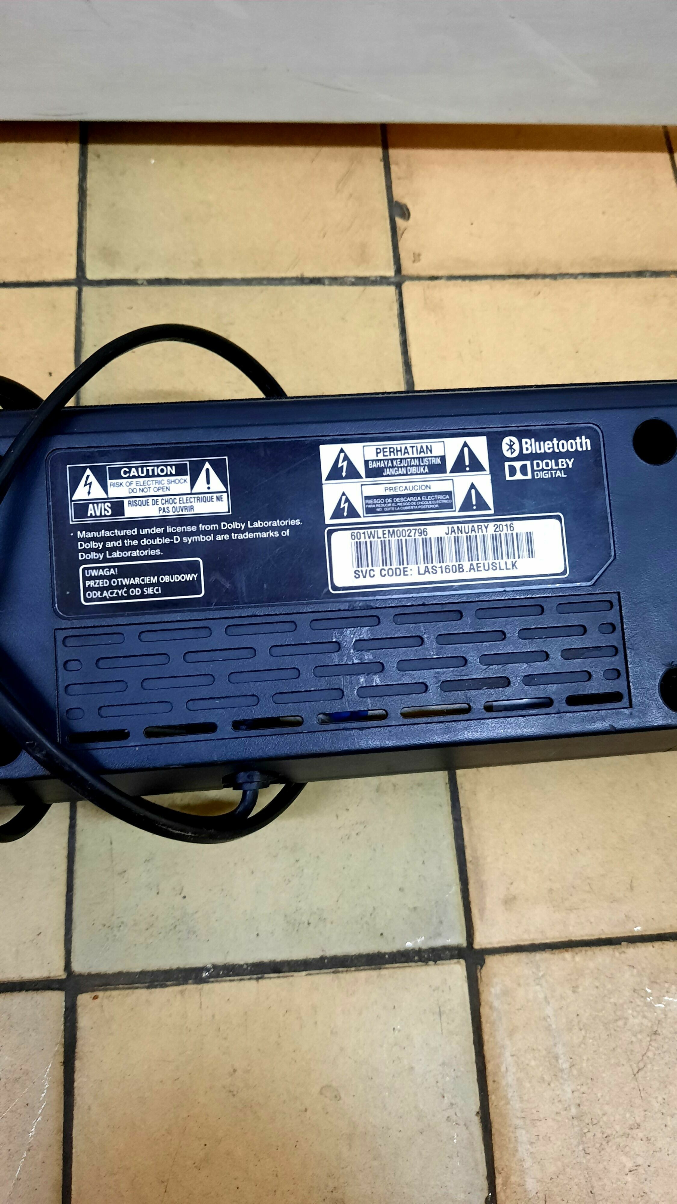 soundbar-lg-las160b-pilot-model-las160b