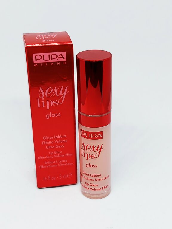 PUPA SEXY LIPS GLOSS BŁYSZCZYK 001 AUDACIOUS NUDE