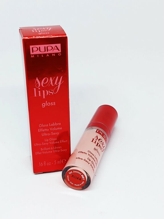 PUPA SEXY LIPS GLOSS BŁYSZCZYK 001 AUDACIOUS NUDE