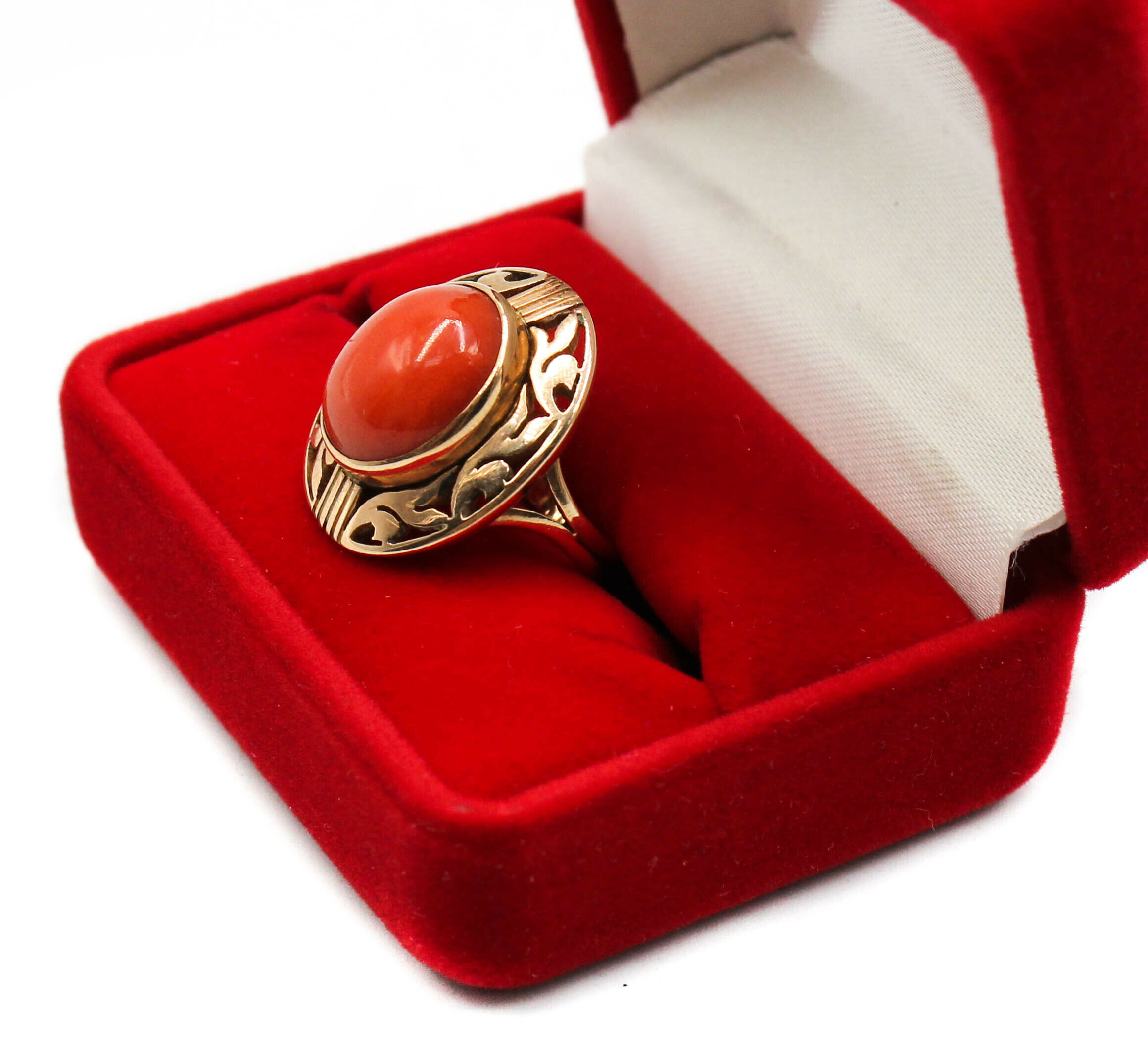 piekny-zloty-pierscionek-z-koralem-585-670g-r-12-grochowska-173-warszawa