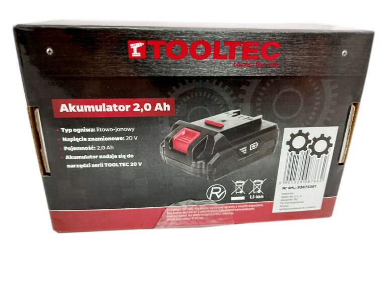 AKUMULATOR TOOLTEC 2,0 AH 92673361