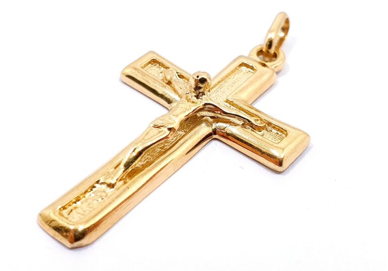 zawieszka-zloty-krzyzyk-krzyz-666g-585-zelazna-67-warszawa