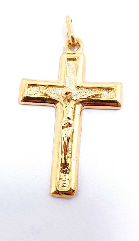 zawieszka-zloty-krzyzyk-krzyz-666g-585-material-zolte-zloto