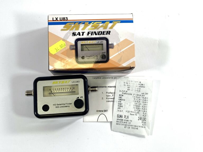MIERNIK SYGNAŁU SAT FINDER LX U83 SKYSAT GWARANCJ