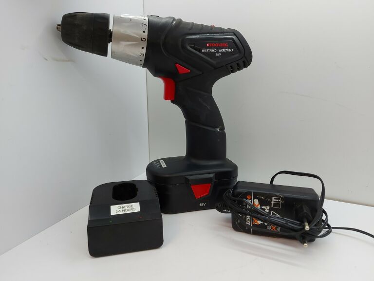 WKRĘTARKA TOOLTEC 18V BRAK ORYGINALNEJ ŁADOWARKI