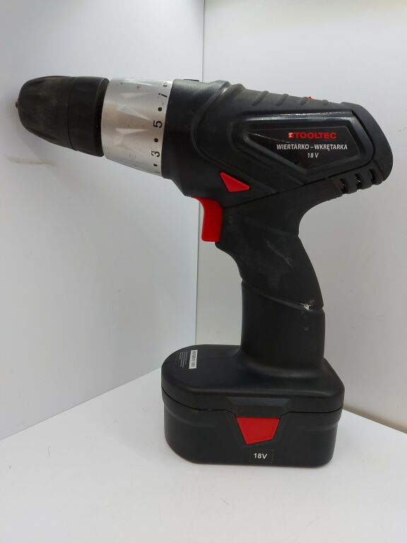 WKRĘTARKA TOOLTEC 18V BRAK ORYGINALNEJ ŁADOWARKI