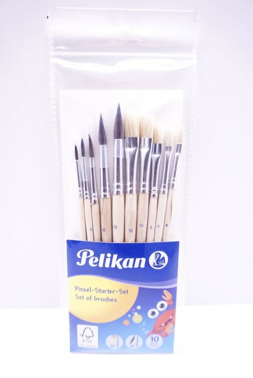 PELIKAN 700405 PĘDZEL ARTYSTYCZNY 10 SZT