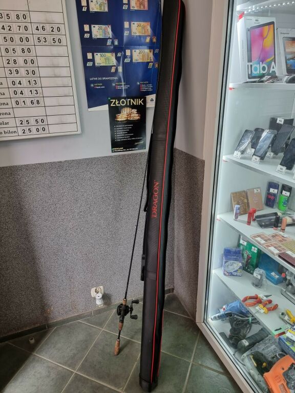 WĘDKA DRAGON HM 62X + KOŁOWROTEK SHIMANO 151
