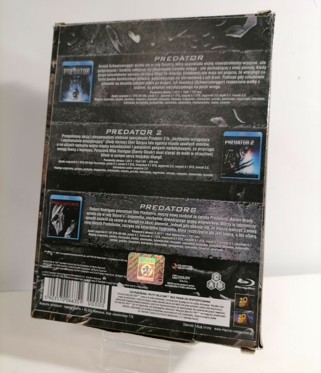 PREDATOR TRYLOGIA EDYCJA Z MASKĄ [3BLU-RAY]