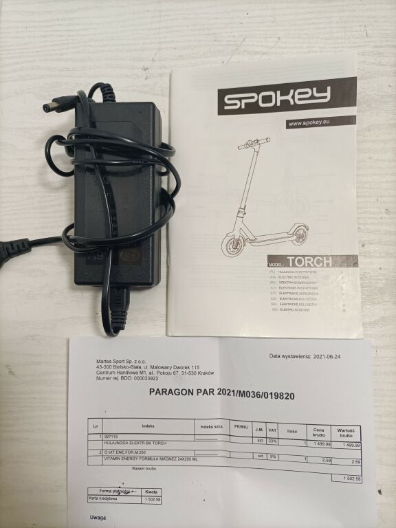 HULAJNOGA ELEKTRYCZNA SPOKEY TORCH GWARANCJA!!