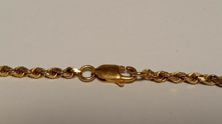 ZŁOTY ŁAŃCUSZEK 18K 750 53CM 10,98G