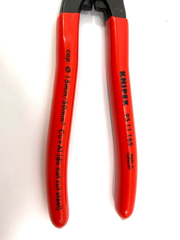 NOŻYCE DO CIĘCIA KABLI CU I AL KNIPEX 95 11 165