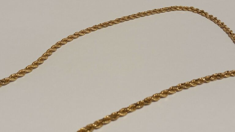 ZŁOTY ŁAŃCUSZEK 18K 750 53CM 10,98G