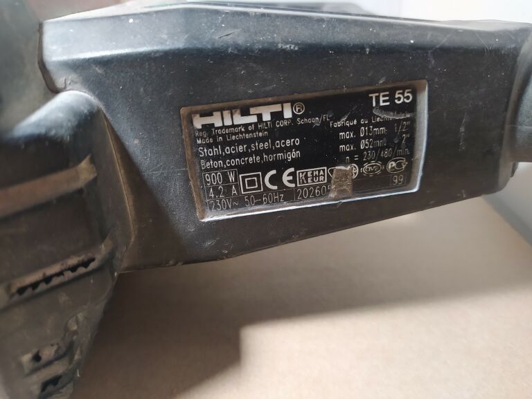MŁOT OBROTOWY HILTI TE 55  900 [W] SDS PLUS
