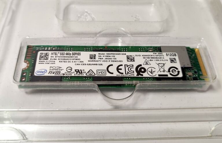 DYSK SSD INTEL SSD 660P SERIES 512GB