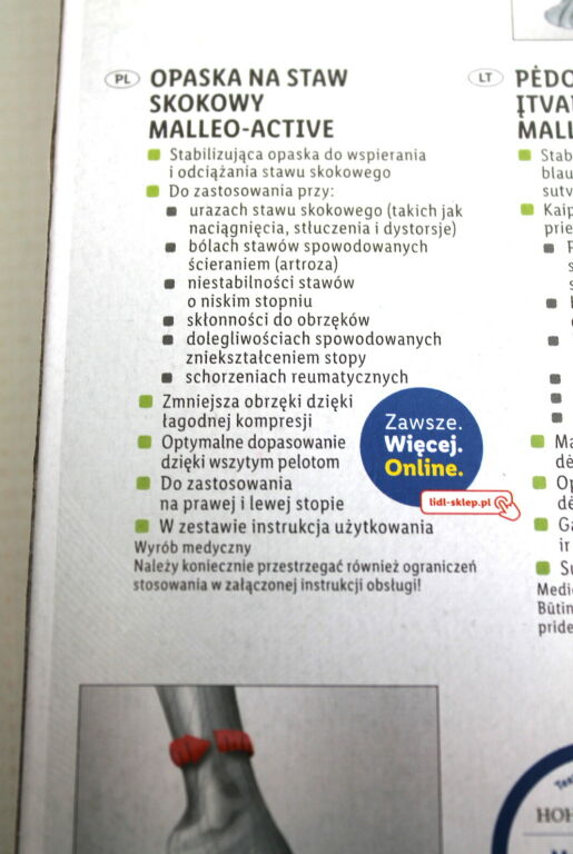 SENSIPLAST STABILIZATOR NA KOSTKĘ STAW SKOKOWY XL