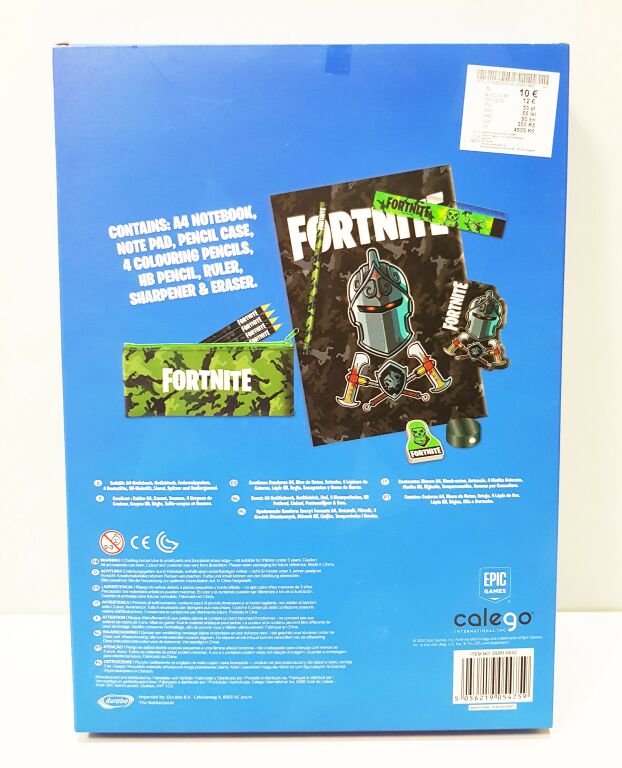 DUŻY ZESTAW SZKOLNY FORTNITE