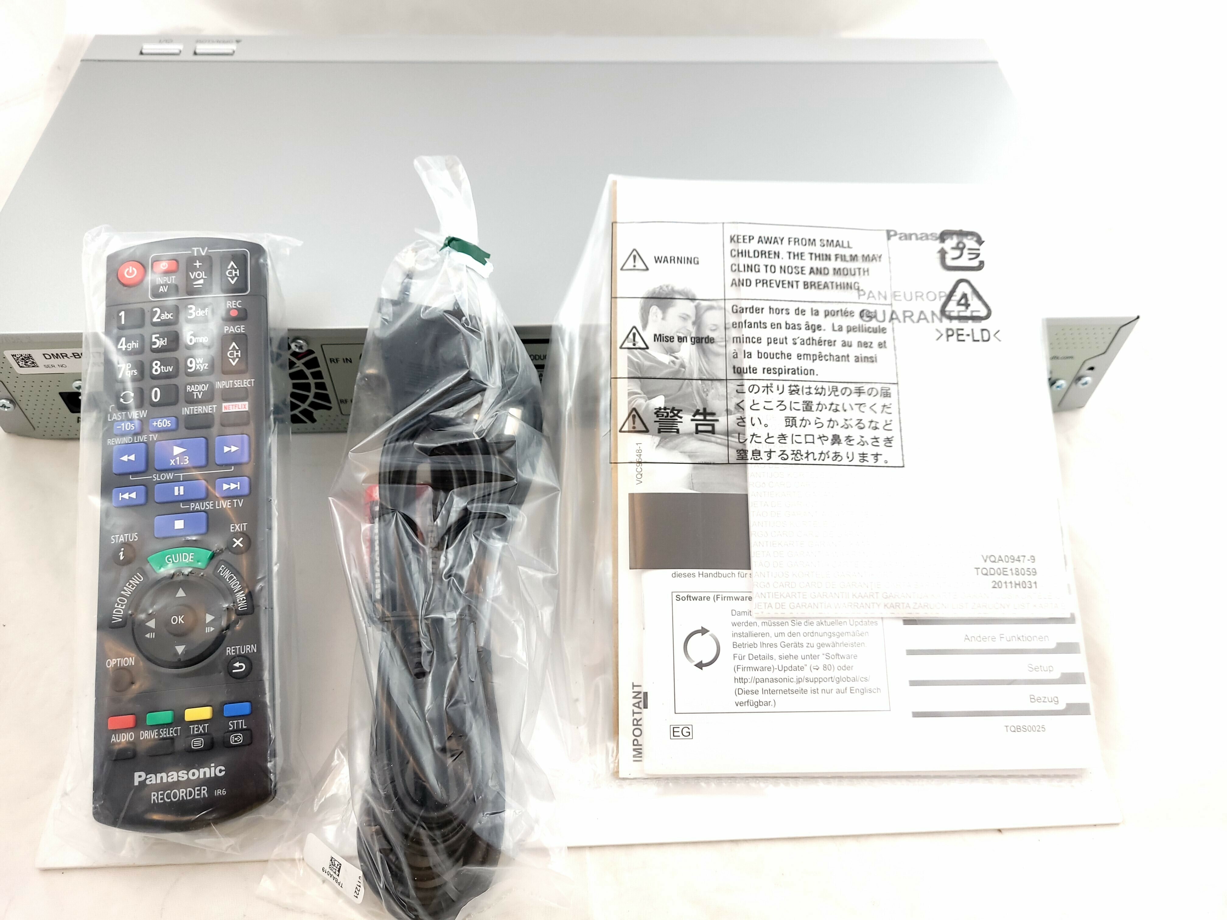 PANASONIC DMRBCT765EG BLU RAY 500GB 2XDVBC PILO Odtwarzacze Bluray Loombard.pl