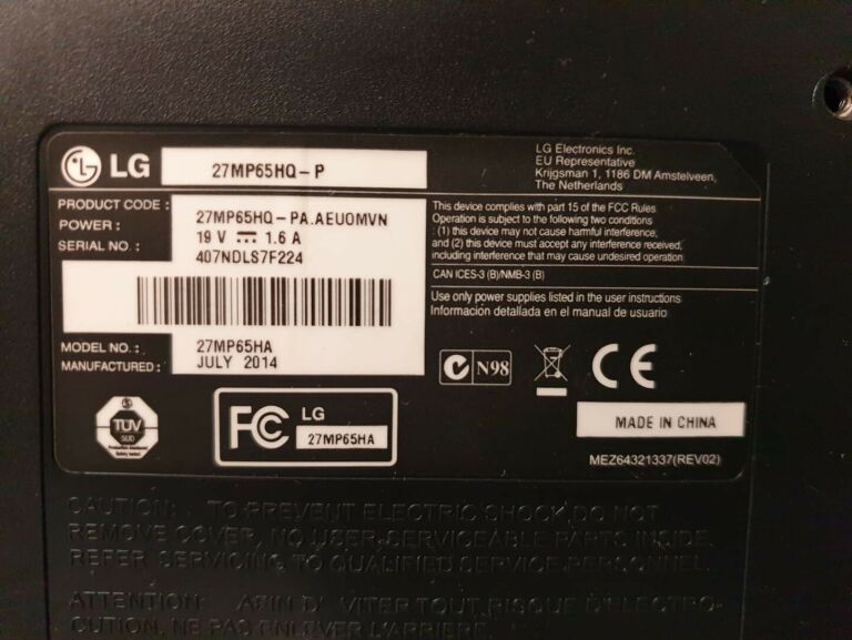 MONITOR LG 27MP65HQ 27'' LED LG IPS OKABLOWANIE