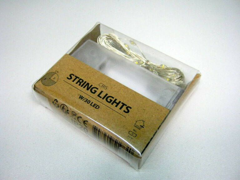SZNUREK LAMPEK LED CRIS L300CM W/30 JYSK