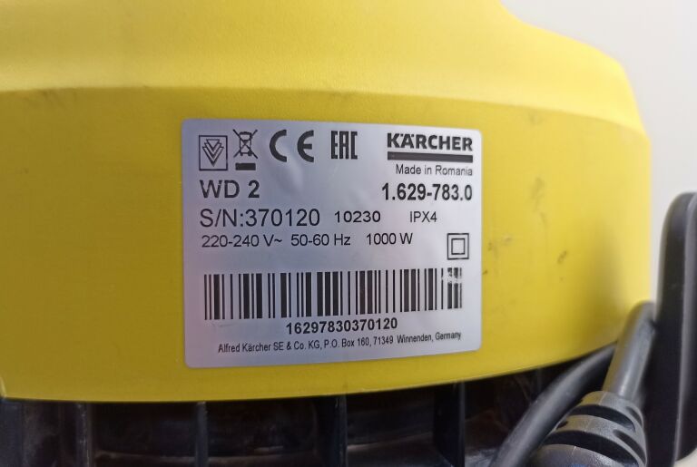 ODKURZACZ KARCHER WD 2