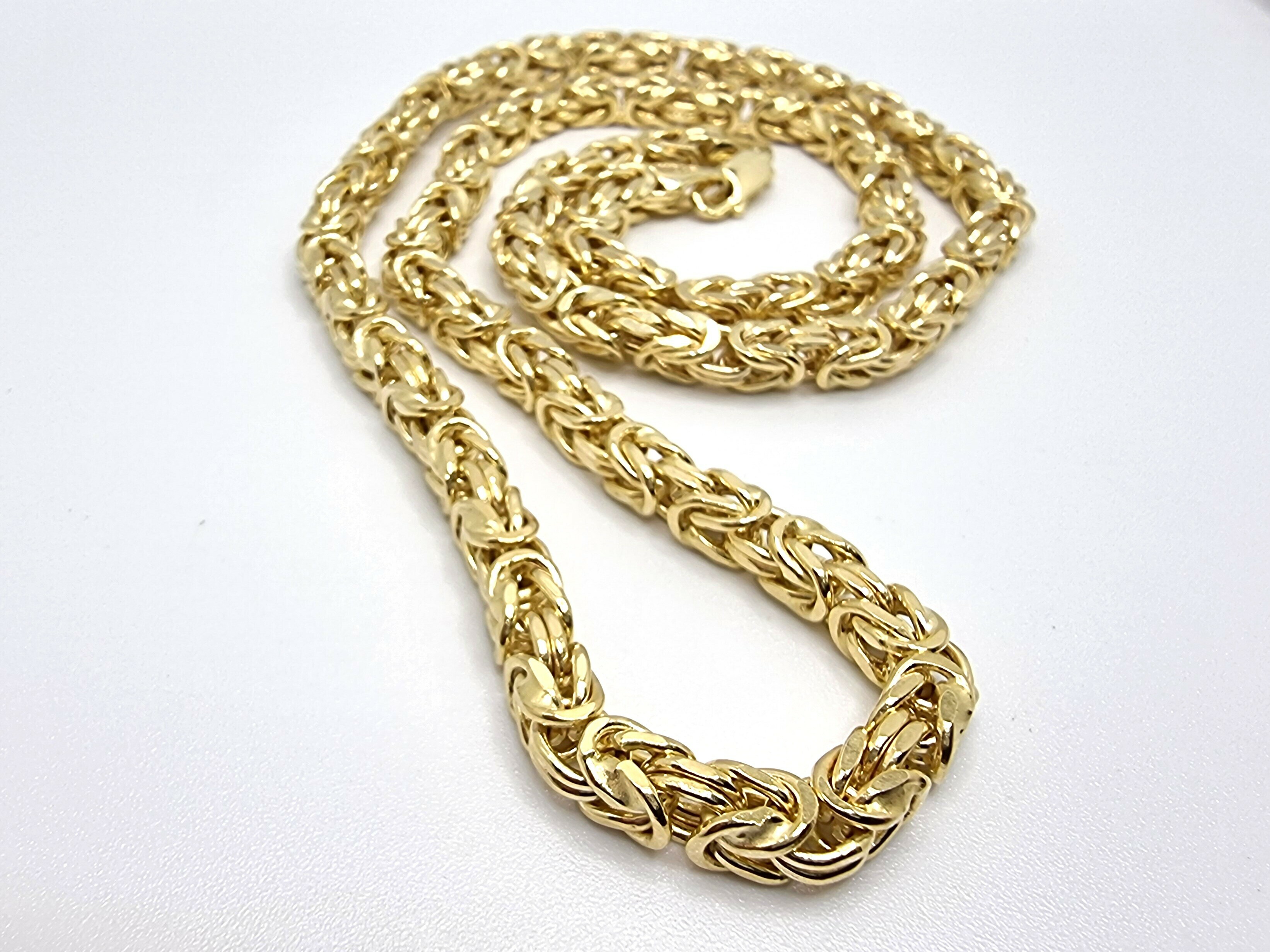 zloty-lancuszek-splot-krolewski-585-55cm-3136g-dlugosc-calkowita-55