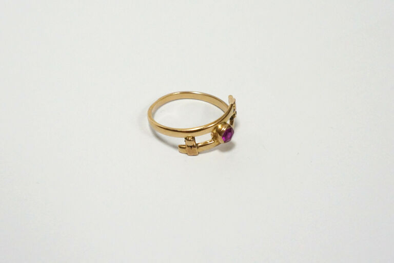 delikatny-zloty-pierscionek-pr585-14k-rozmiar-15-stan-uzywany