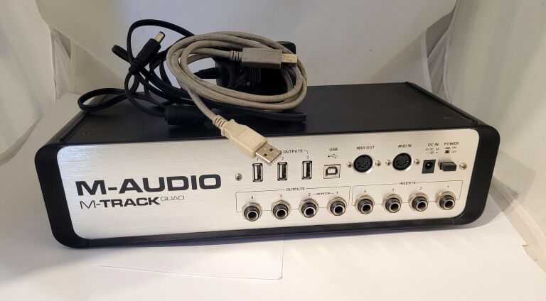 interfejs-m-audio-m-track-quad-komplet-opis-stan-uzywany