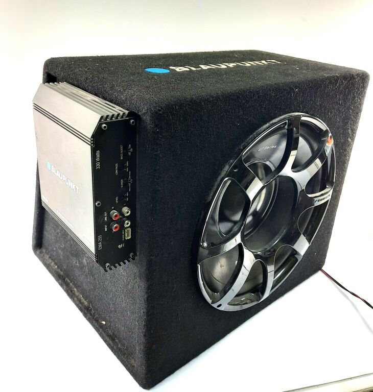 SUBWOOFER BLAUPUNKT + WZMACNIACZ 330W BLAUPUNKT