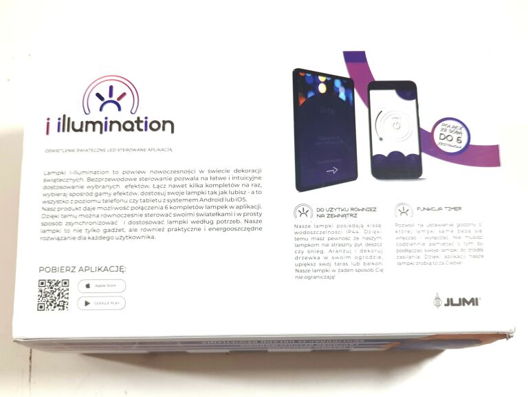 LAMPKI 500LED BIAŁY ZIMNY STEROWANE TELEFONEM
