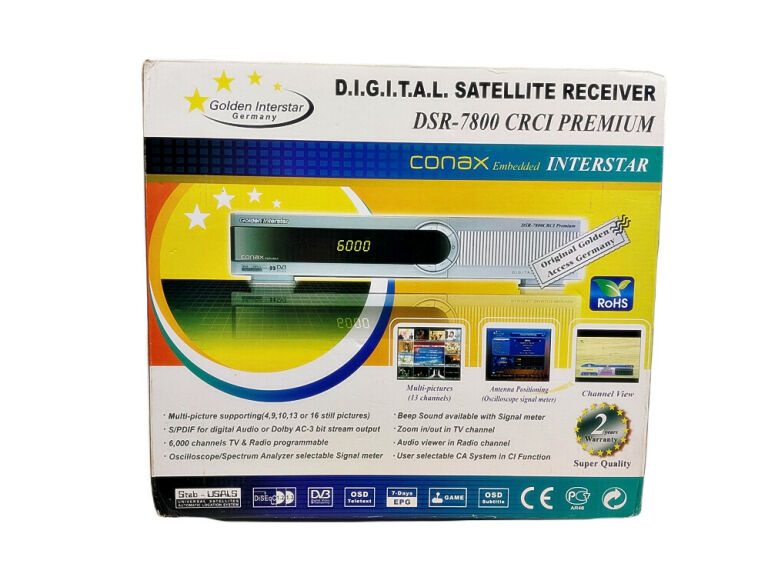 ODBIORNIK SATELITARNY GOLDEN INTERSTAR DSR-7800