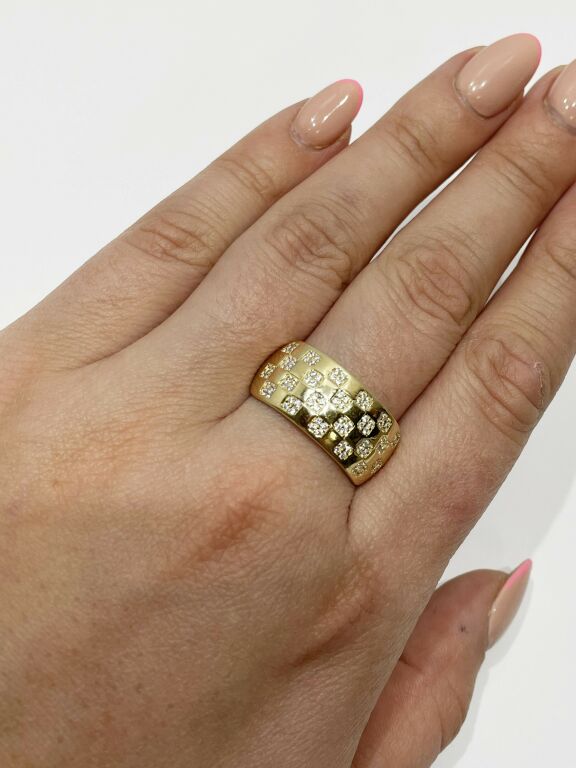 ZŁOTY PIERŚCIONEK Z CYRKONIAMII 6,48G 585