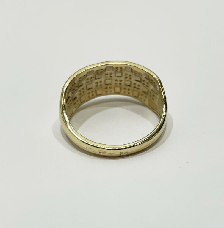 ZŁOTY PIERŚCIONEK Z CYRKONIAMII 6,48G 585