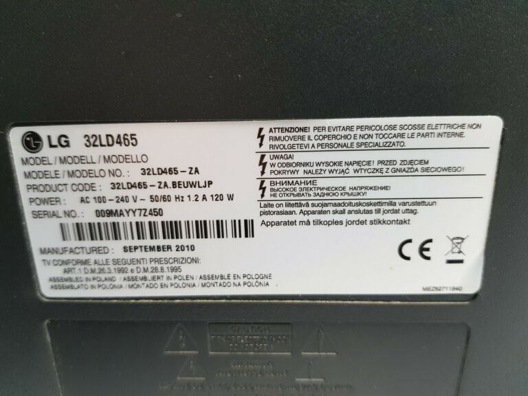 TELEWIZOR LG 32LD465 32 CALE