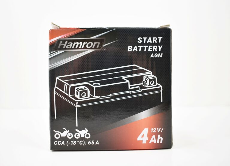 HAMRON AKUMULATOR MOTOCYKLOWY 12V 4AH