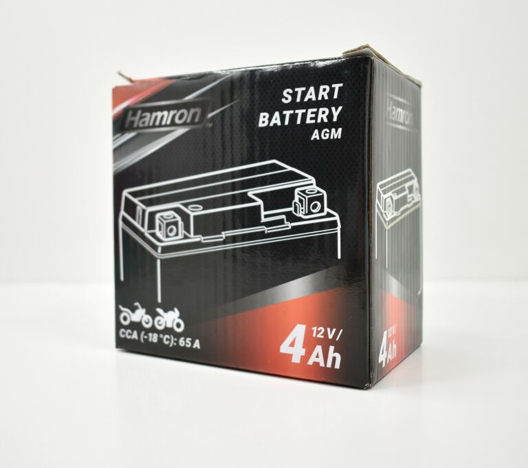 HAMRON AKUMULATOR MOTOCYKLOWY 12V 4AH