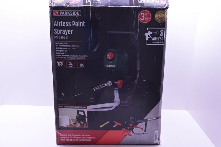 SYSTEM NATRYSKOWY PARKSIDE PAFS 550 A1 USZKODZONY