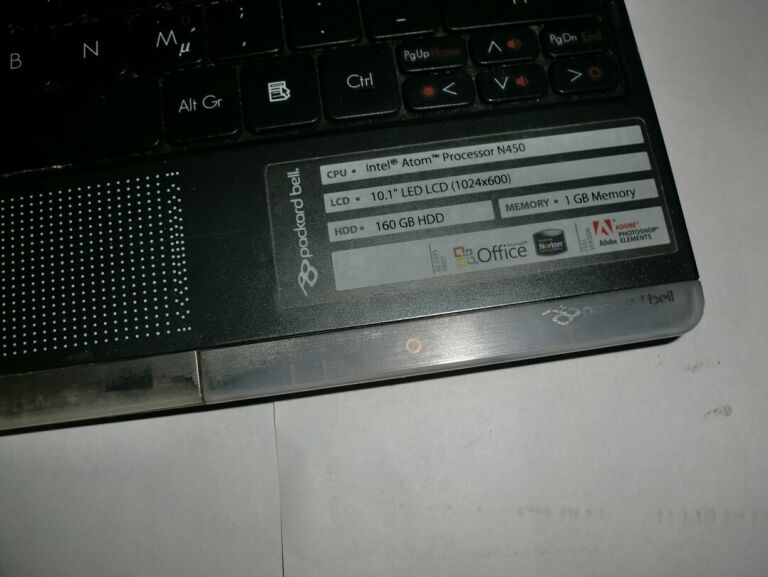 LAPTOP PACKARD BELL NAV50
