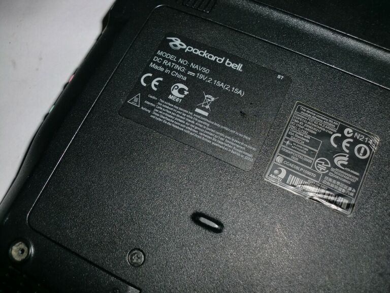 LAPTOP PACKARD BELL NAV50