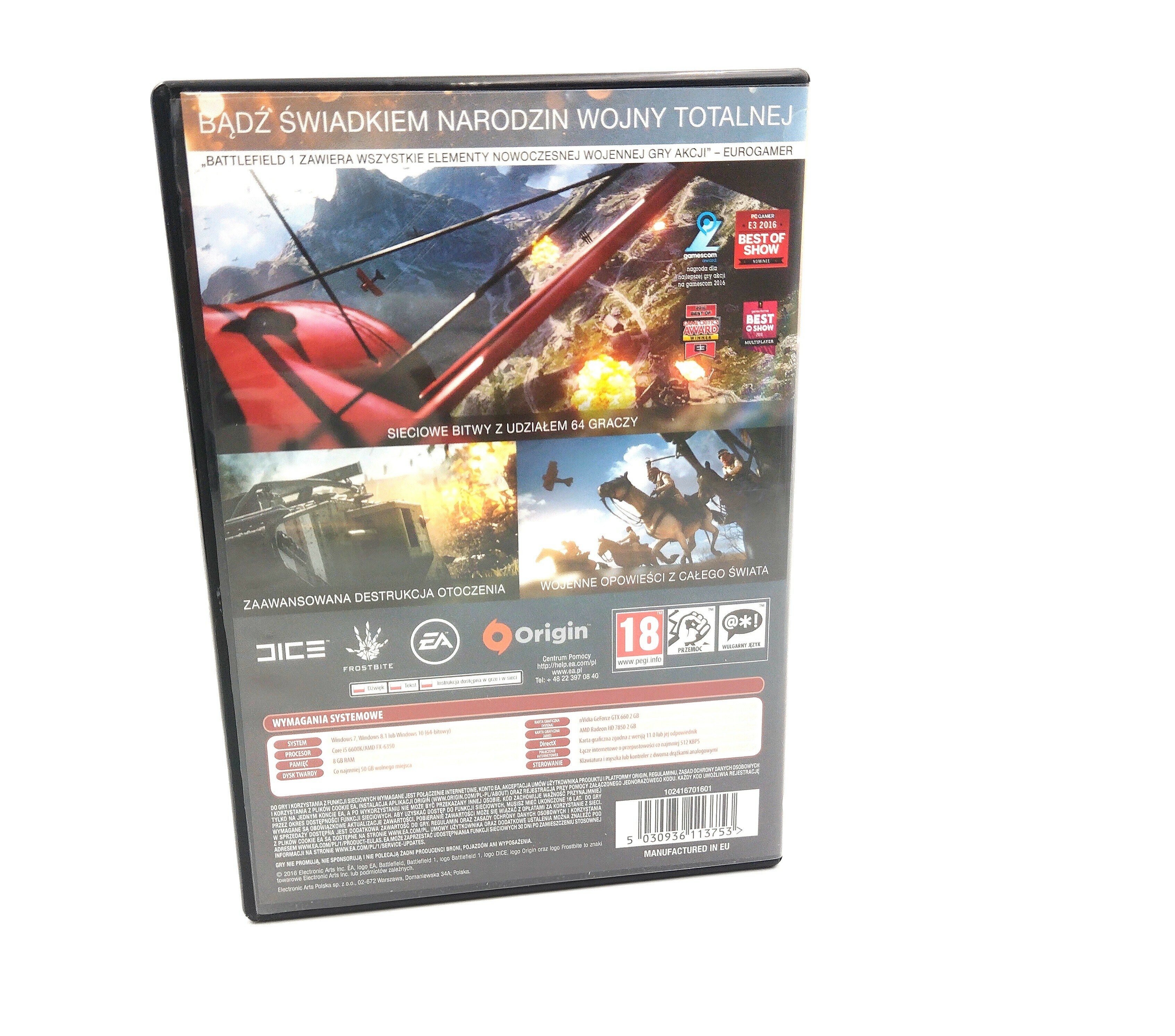 gra-pc-battlefield-1-wersja-pudelkowa-5x-dvd-stan-uzywany