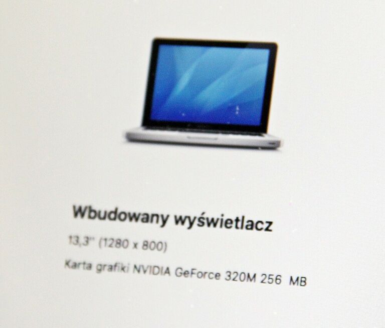 LAPTOP MACBOOK PRO A1278 CORE 2 DUO 4GB RAM 250GB