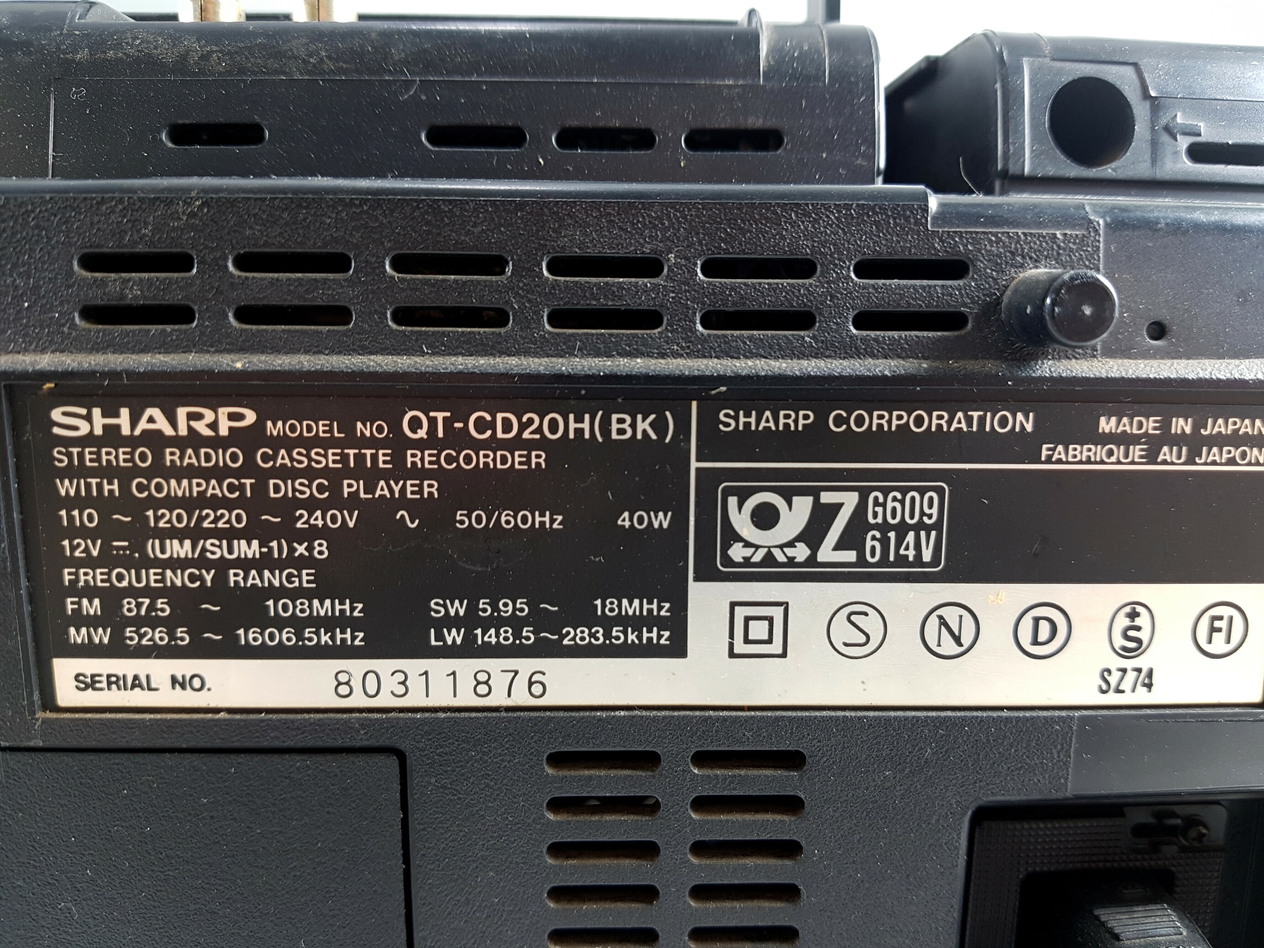 radiomagnetofon-sharp-qt-cd20-rodzaj-jednokasetowy