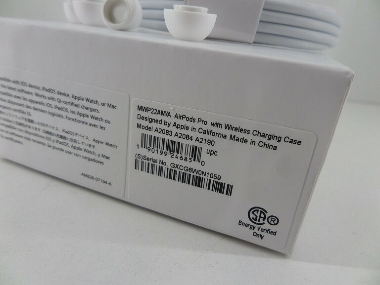 SŁUCHAWKI APPLE AIRPODS PRO A2083 A2084